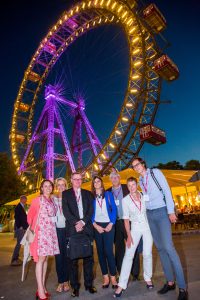 The itinerary for the ICCA guests also included a tour of Vienna at night with a stop at the Ferris wheel.