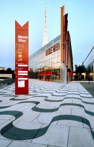 Messe Wien Exhibition & Congress Center | Eingang A © Reed Messe Wien / G. Szuklits